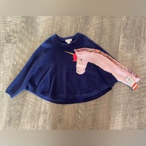 NWT Cat & Jack sweater poncho